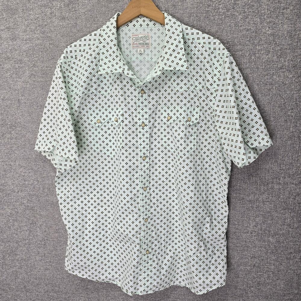 TECOVAS CLASSIC PEARL SNAP BUTTON SHIRT, SIZE XL